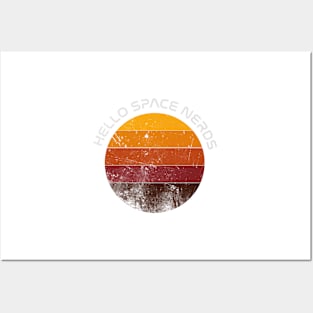 Hello Space Nerds - Mars T-Shirt Posters and Art